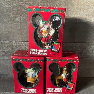 3 Tree-Rific treasures Disney ornaments